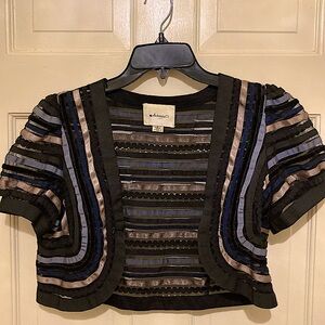 Anthropology cropped jacket.